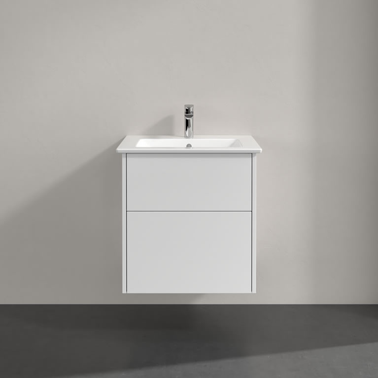 V B Finero Glossy White Basin Vanity Unit Sanctuary Bathrooms